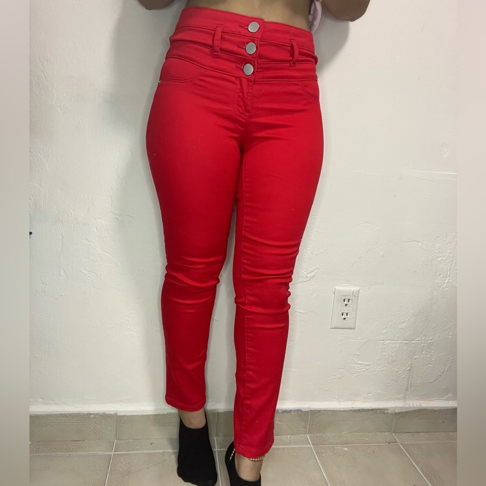 Red pants